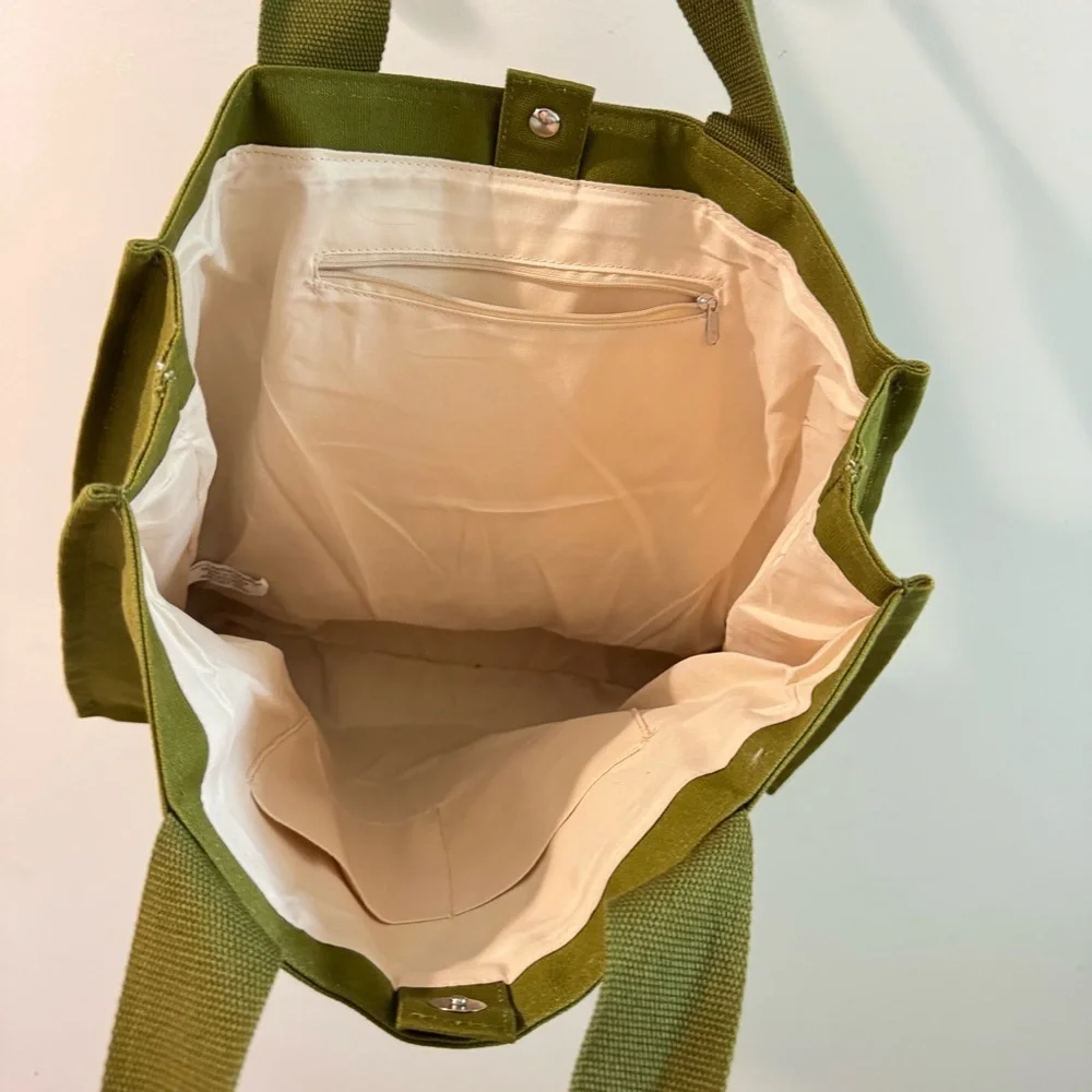 NWOT National Parks Women’s Explore Tote Bag Olive Green - Picture 2 of 5